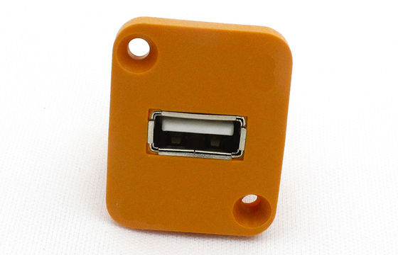 30V max 1.5A RJ45 Panel Mount Connector USB2.0 Modular Connector