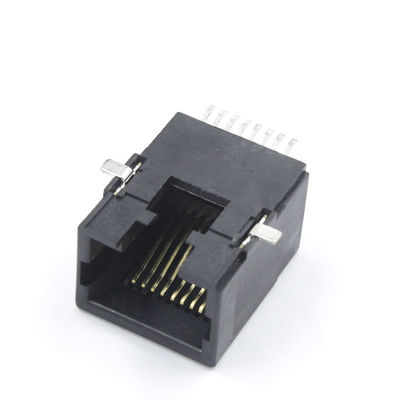 90 Degree Rj45 Plug 10 100 / Tab Down Rj45 Network Jack TM56S811EXX43