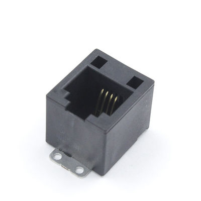 180 Degree Rj45 Surface Mount Network Jack Unshielded 4p4c 1X1 Without Leds TM52S211SXX44