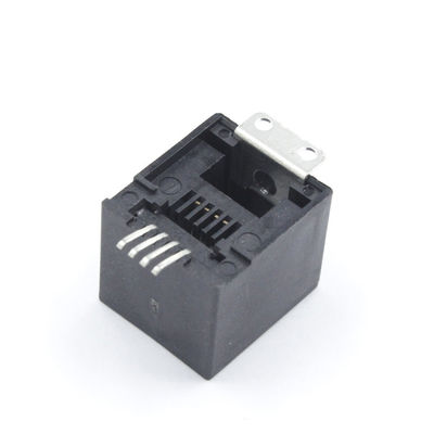 180 Degree Rj45 Surface Mount Network Jack Unshielded 4p4c 1X1 Without Leds TM52S211SXX44