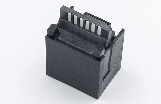 PBT RJ11 Modular Socket 180 Degree Single Port 6 Pins 6 Contacts TM52M511SXX11
