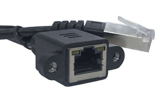 Shielded Ethernet Patch Cable Male Rj45 Plug To Female Rj45 Socket TMCABLE060039