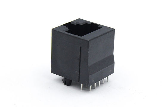 Factory supply good quality rj45 10 Pin connector with black  Top Entry Thru-Hole