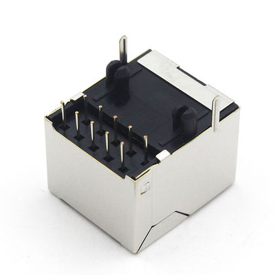 top quality PCB modular jack  ethernet rj45 10 pin rj45 connector TM56A011EXX11