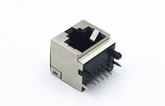 14.80mm 10 Pin Ethernet Connector Without Led And Transformer Pbt Ul94v-0