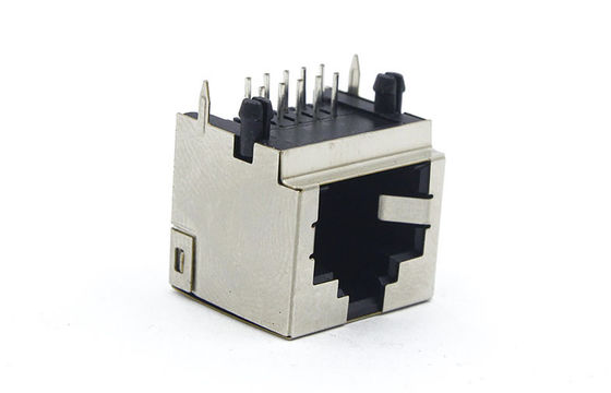 14.80mm 10 Pin Ethernet Connector Without Led And Transformer Pbt Ul94v-0