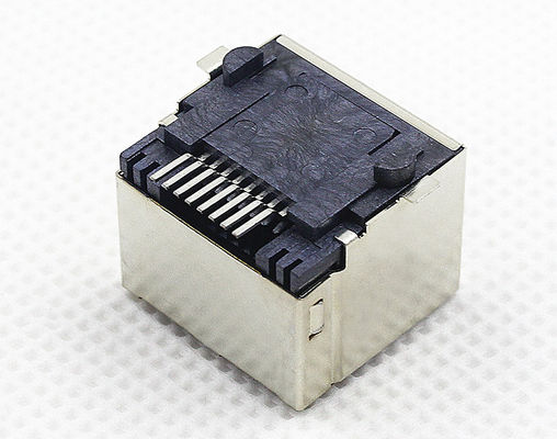 Ethernet Shielded Rj45 Jack Single Port Tab Up 125 Volt TM5JS811EXX15