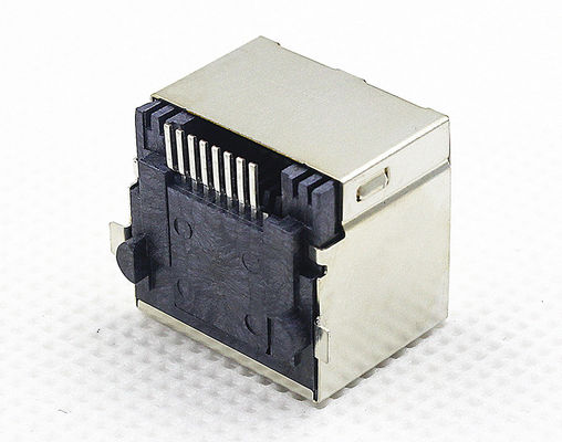 Ethernet Shielded Rj45 Jack Single Port Tab Up 125 Volt TM5JS811EXX15