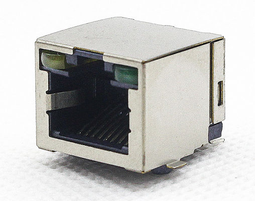 1x1 Port 8P8C SMT RJ45 Jack / Surface Mount Network Jack With LEDs TM5JS811EX115