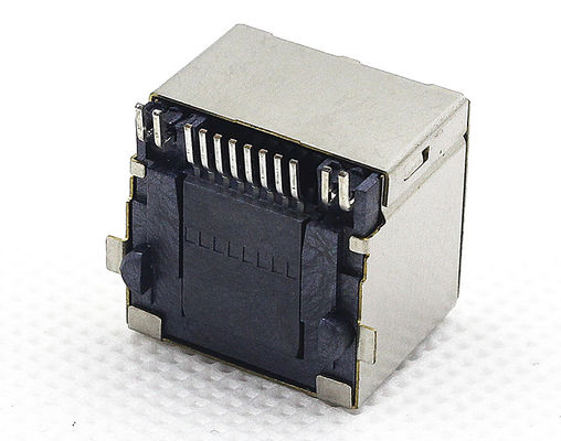 1x1 Port 8P8C SMT RJ45 Jack / Surface Mount Network Jack With LEDs TM5JS811EX115