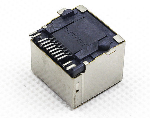 1x1 Port 8P8C SMT RJ45 Jack / Surface Mount Network Jack With LEDs TM5JS811EX115