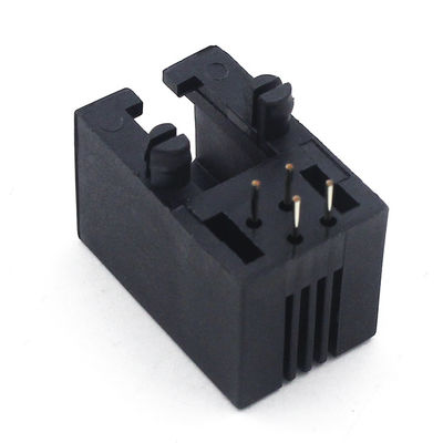 Unshield RJ11 PCB Jack 4 Positions 4 Contacts / Rj11 Modular Plug TM53A211SXX1B