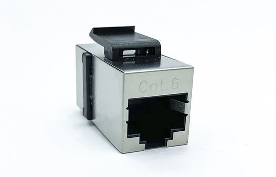 Cat6e Right Angle Single Port RJ45 Keystone Jacks Metal with Shield 8p8c TMZT281XEXX7E