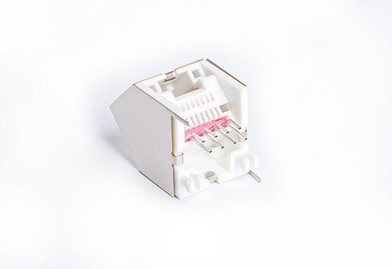 UL94V-0 RJ45 PCB Jack Latch Up 45 ° Orientation 8 Positions TM52C811EXX4W