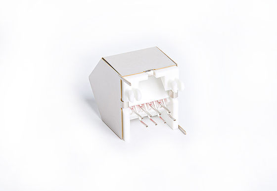 UL94V-0 RJ45 PCB Jack Latch Up 45 ° Orientation 8 Positions TM52C811EXX4W