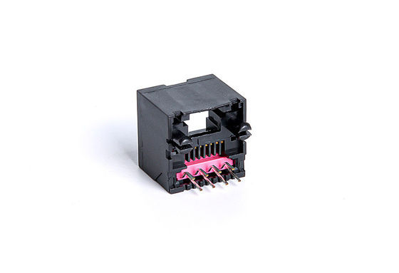 Female Rj45 Connector 8P8C Height 12.70 Mm PBT Red UL94V-0 RoHS TM52F811SXX42