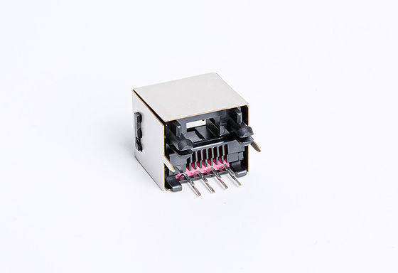 Shielded RJ45 PCB Connector Tab Up 1X1 Port Without Magnetic Height 16.30mm TM52T811EBX43