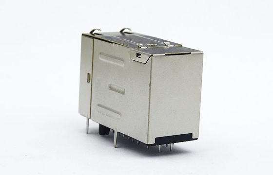 10G Base Rj45 Connector With Integrated Magnetics T Transformer Industrial