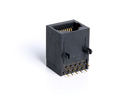 10 Pin RJ45 with 90 Degree Vertical Modular Female PCB Jack cat5e rj45 connector Price TM59A011SXX11