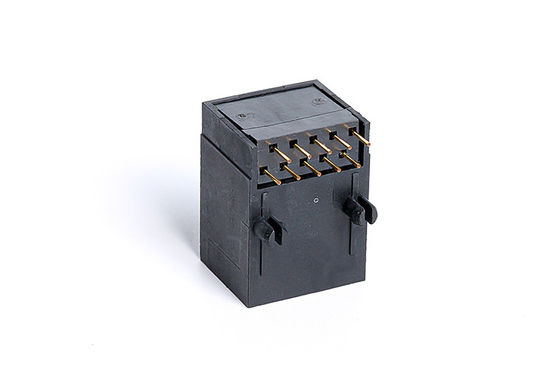 10 Pin RJ45 with 90 Degree Vertical Modular Female PCB Jack cat5e rj45 connector Price TM59A011SXX11