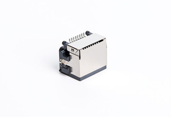rj45 smt connector Single Port  Shield Mounting Without Magnetics TM58S811EXX11