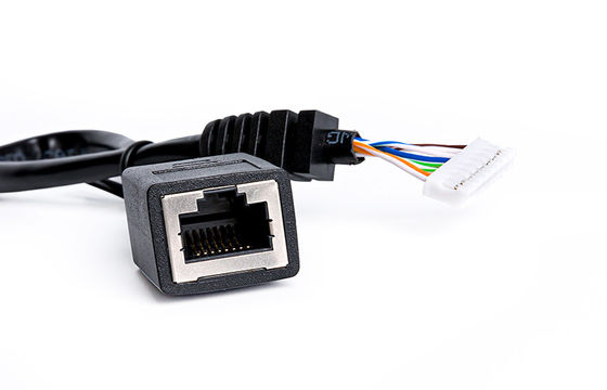 Ethernet Rj45 Patch Cord Rj45 Female Connector To 8p Terminal Housing