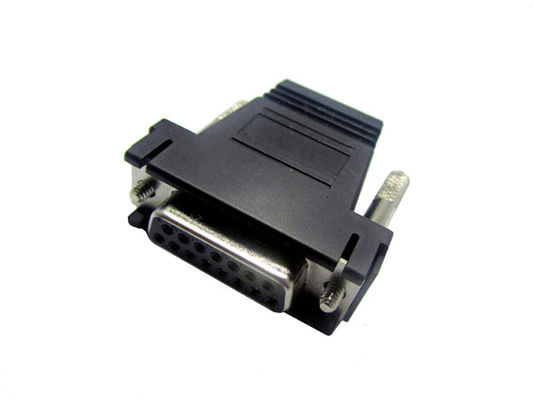 RS232 To Vga Adapter / RJ45 To DB15 Modular Rj12 Adapter RJ45-DB15F-10P8C-003