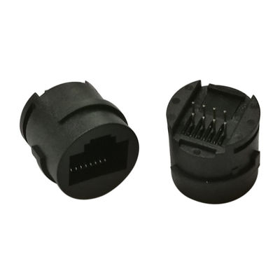 Rectangle Waterproof Rj45 Ethernet Connector / Rj45 Female Connector