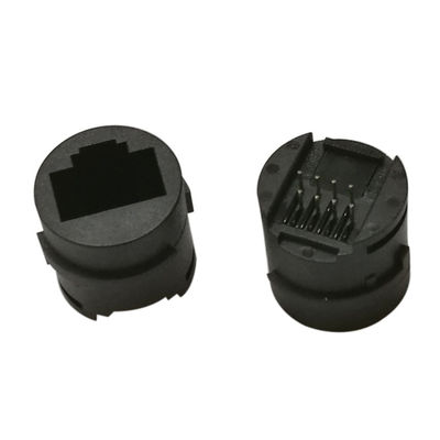 Rectangle Waterproof Rj45 Ethernet Connector / Rj45 Female Connector