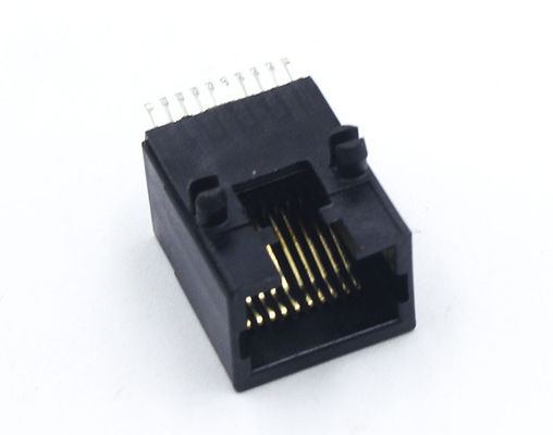 1x1 Single Port SMT Type Low Profile RJ45 PCB Jack