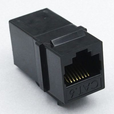 Unshielded RJ45 Cable Coupler Single Port Adaptor Without Transformer