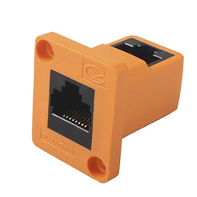 90 Degree RJ45 Cable Coupler 8P8C Network cable extension adapter