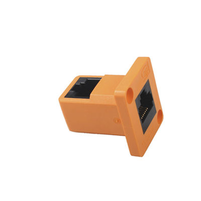 Female To Female RJ45 Modular Connector With 3mm Screw Hole
