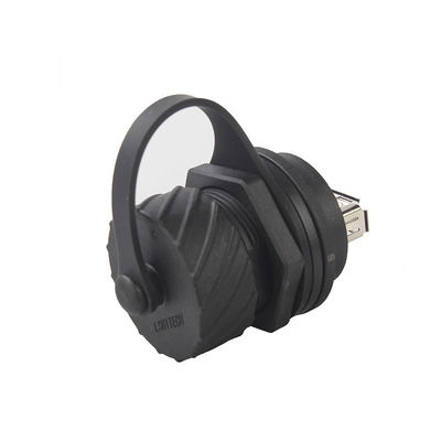 Female To Female USB BF TO USB 2.0 AF Waterproof Coupler