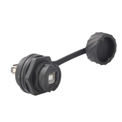 Female To Female USB BF TO USB 2.0 AF Waterproof Coupler