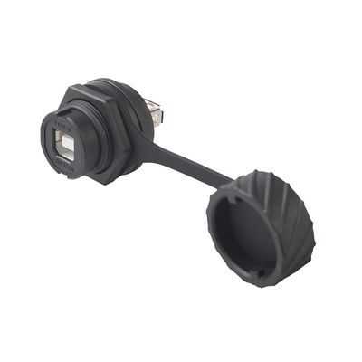 Female To Female USB BF TO USB 2.0 AF Waterproof Coupler