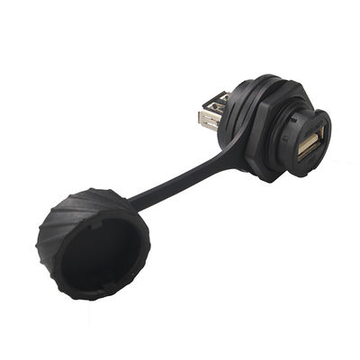 UL94V-0 USB 2.0 AF TO USB 2.0 AF Female To Female Coupler