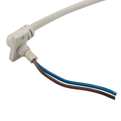 Right Angle Male 4PIN To 2PIN Spring Motor DIN Connector Cable