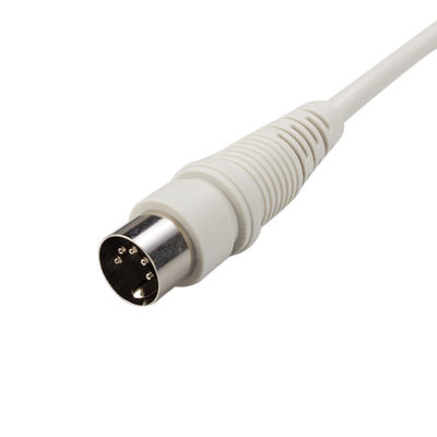 Male 5PIN To 2PIN 5P5C DIN Connector Cable Power Cord For Medical Equipment