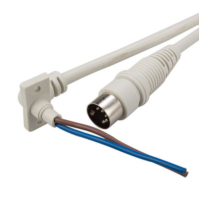 Male 5PIN To 2PIN 5P5C DIN Connector Cable Power Cord For Medical Equipment