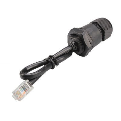 ISO9001 RJ45 Male To Female Network Cable 125V 1.5A With ABS Housing