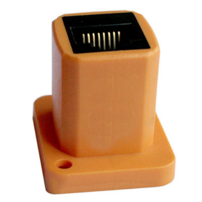 Panel RJ45 Female Adapter Straight Extension 8 Terminals 180 Degree Orientation