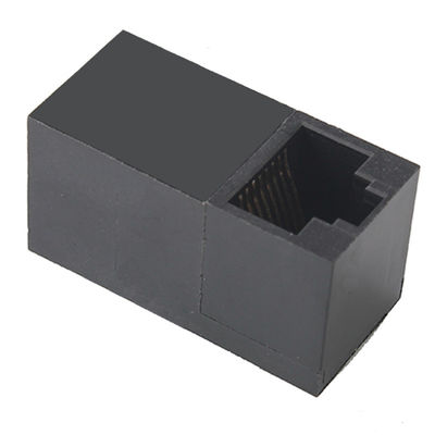 90 Degree RJ45 Cable Coupler Female To Female Straight Extension