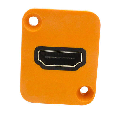 HDMI RJ45 Panel Mount Connector Female To Female Straight Through