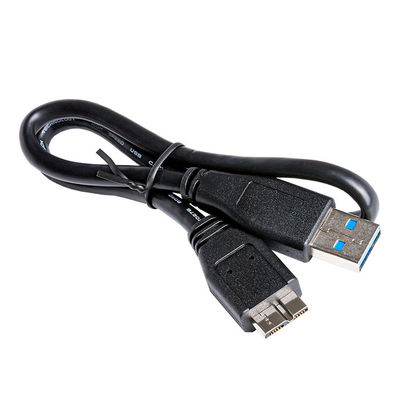 Black USB3.0 RJ45 Extension Cable Charging Data Transfer Cable