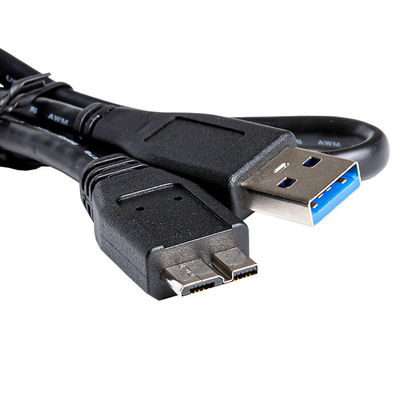 Black USB3.0 RJ45 Extension Cable Charging Data Transfer Cable