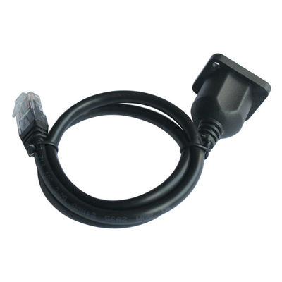180 Degree RJ45 Extension Cable 8P8C Female Socket To Phone Plug