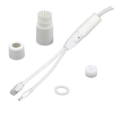 Waterproof RJ45 Extension Cable With DC Plug POE Camera Power Cord