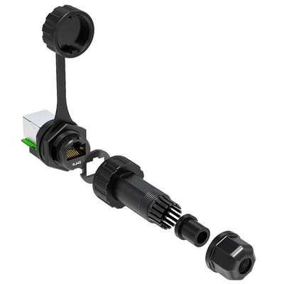8P8C Female To Female Waterproof RJ45 Network Adapter For Cable Extension