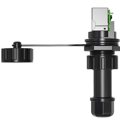 8P8C Female To Female Waterproof RJ45 Network Adapter For Cable Extension